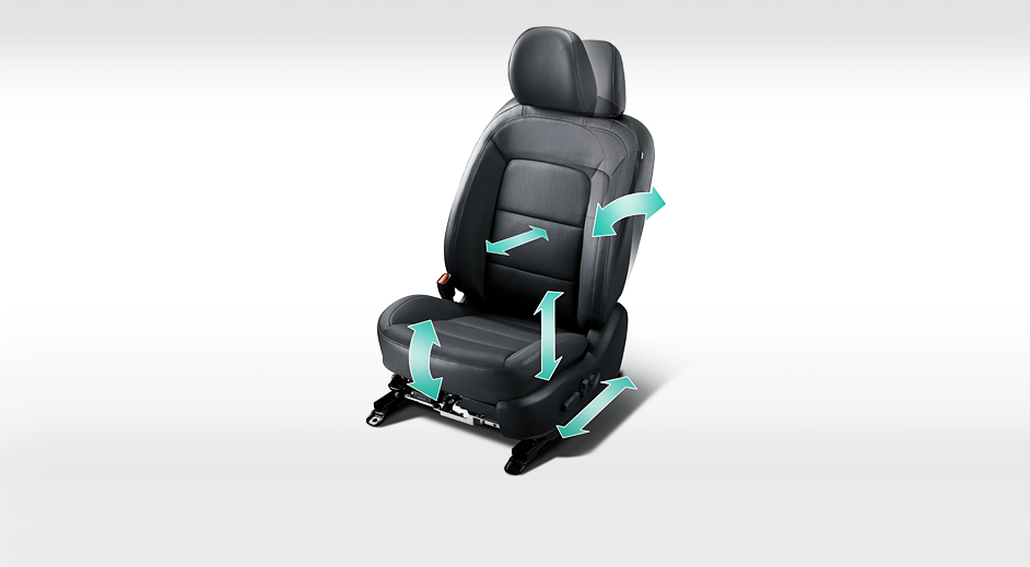 Kia Cerato Interior 10-way power assisted driver seat